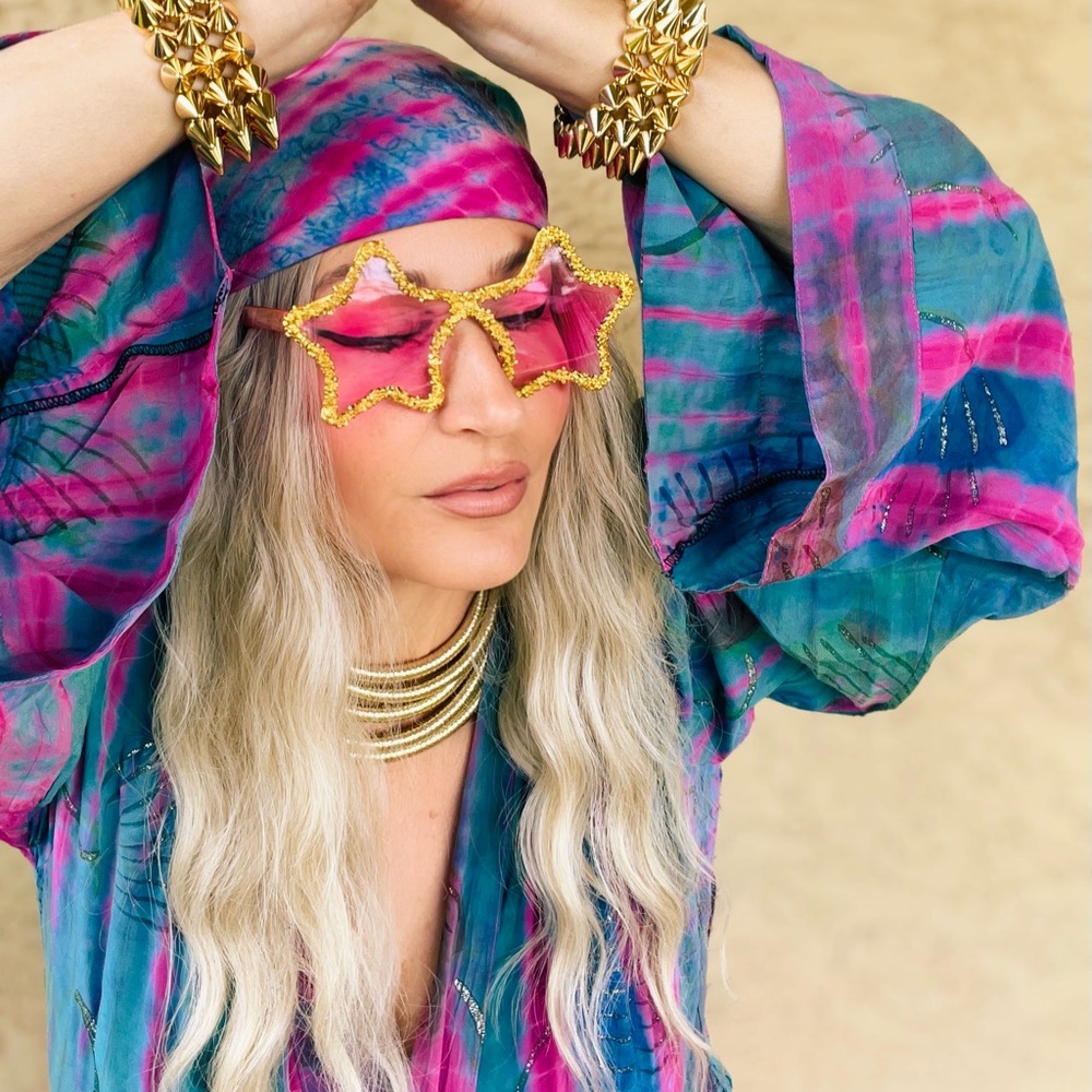 PURE LOVE SILK KIMONO SET